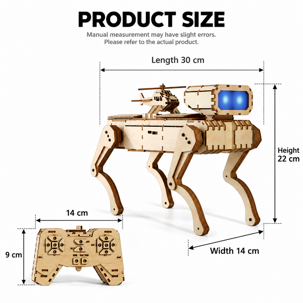 DIY Wooden Robot Dog Kit