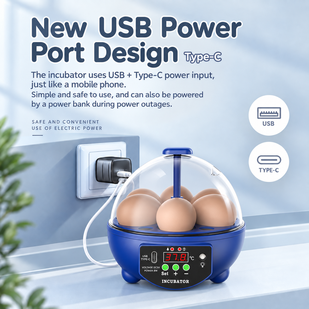 Smart USB Egg Incubator