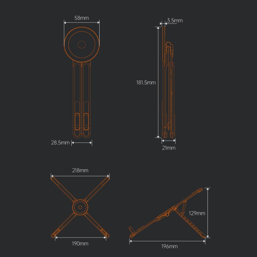 Magnetic Foldable Stand