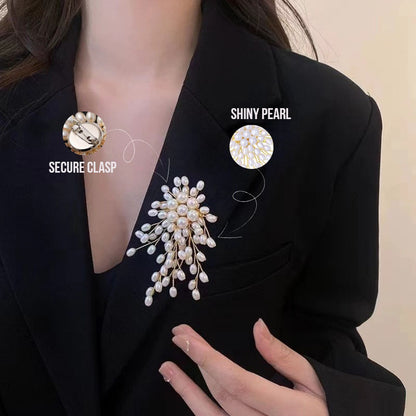 Pearl Flower Brooch