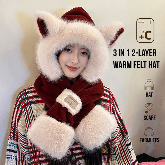 Fluffy Ears Hat