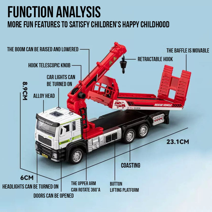 Rescue Tow Truck Toy