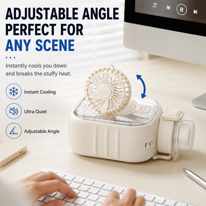 Fan Water Bottle