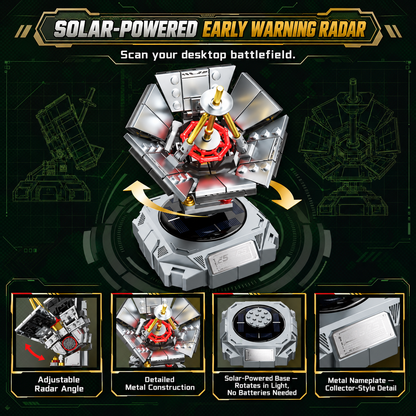 Solar-Powered Rotating Turret