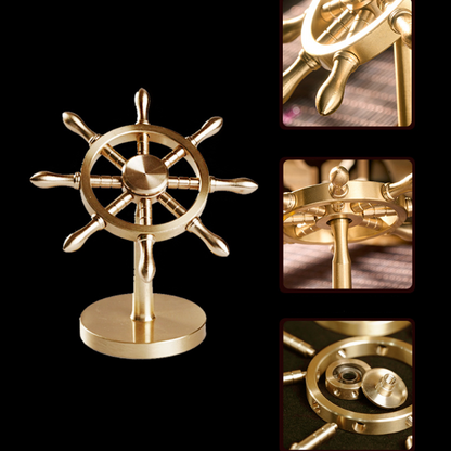 Mini Ship Wheel Ornament