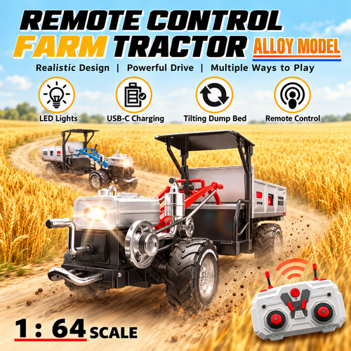 RC Farm Tractor with Dump Bed