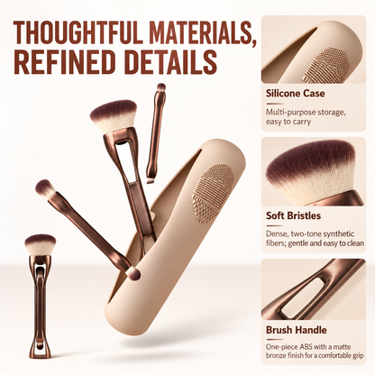 5-in-1 Magnetic Makeup Brush