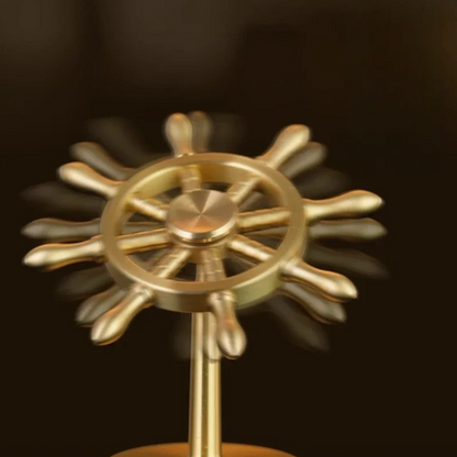 Mini Ship Wheel Ornament