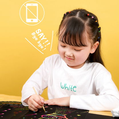 Magic Rainbow Scratch Art