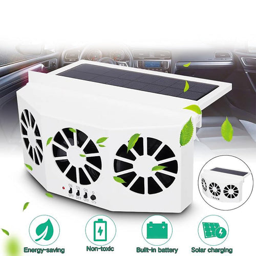 Solar Car Vent Fan