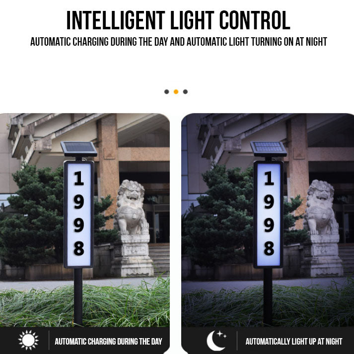 Solar Address Light