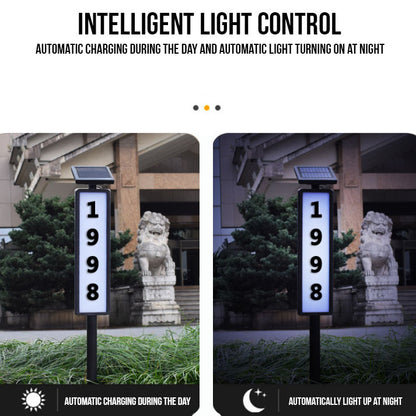 Solar Address Light