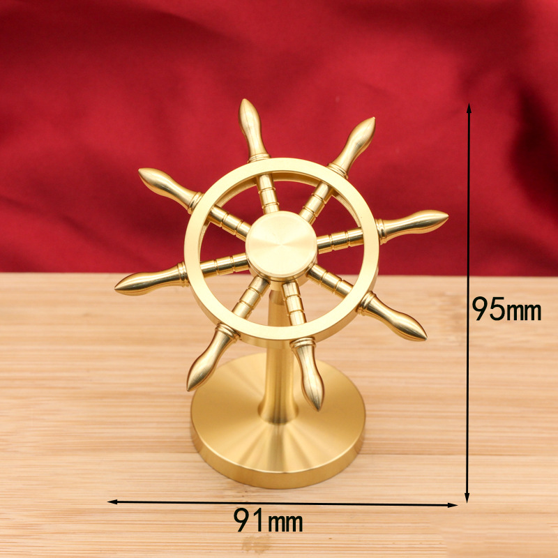 Mini Ship Wheel Ornament