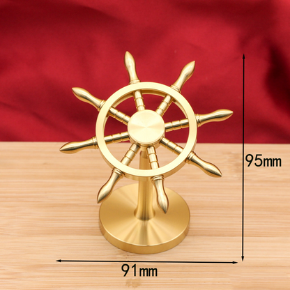 Mini Ship Wheel Ornament