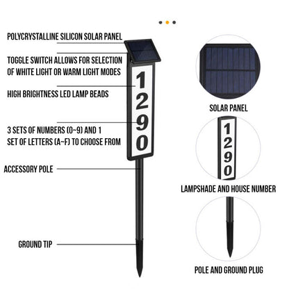 Solar Address Light