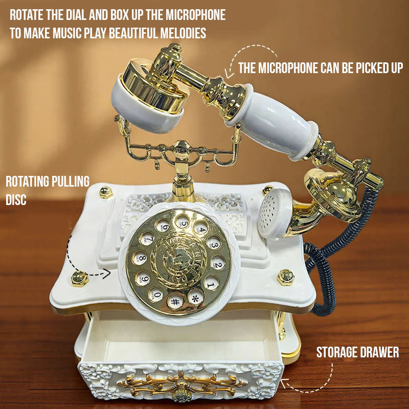Retro Phone Music Box