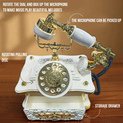 Retro Phone Music Box