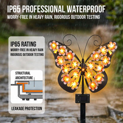 Solar Butterfly Light