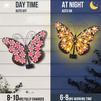 Solar Butterfly Light