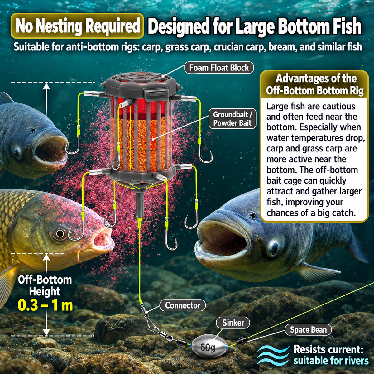 Bottom Bait Cage