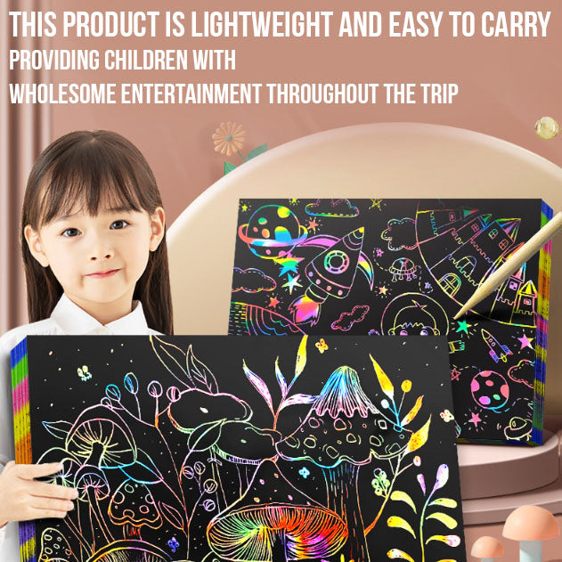 Magic Rainbow Scratch Art