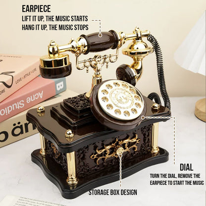 Retro Phone Music Box