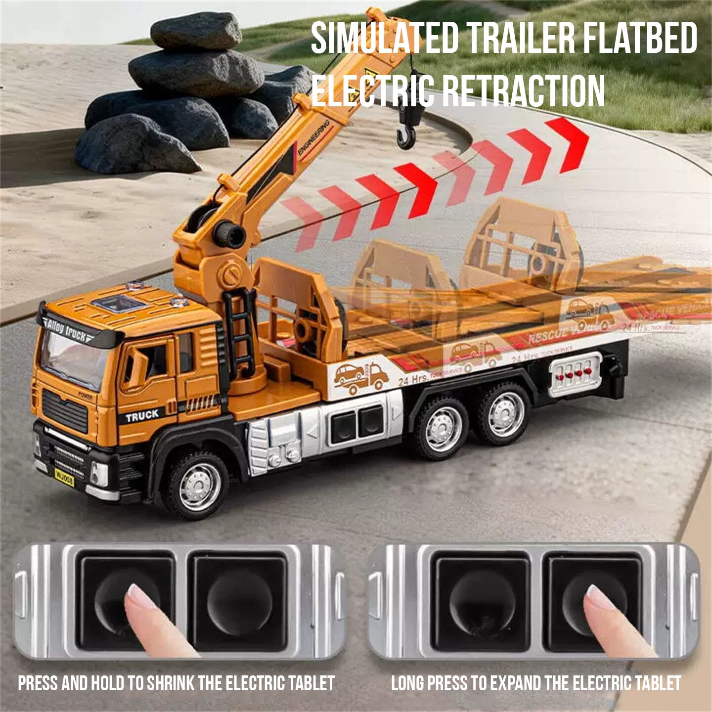 Rescue Tow Truck Toy