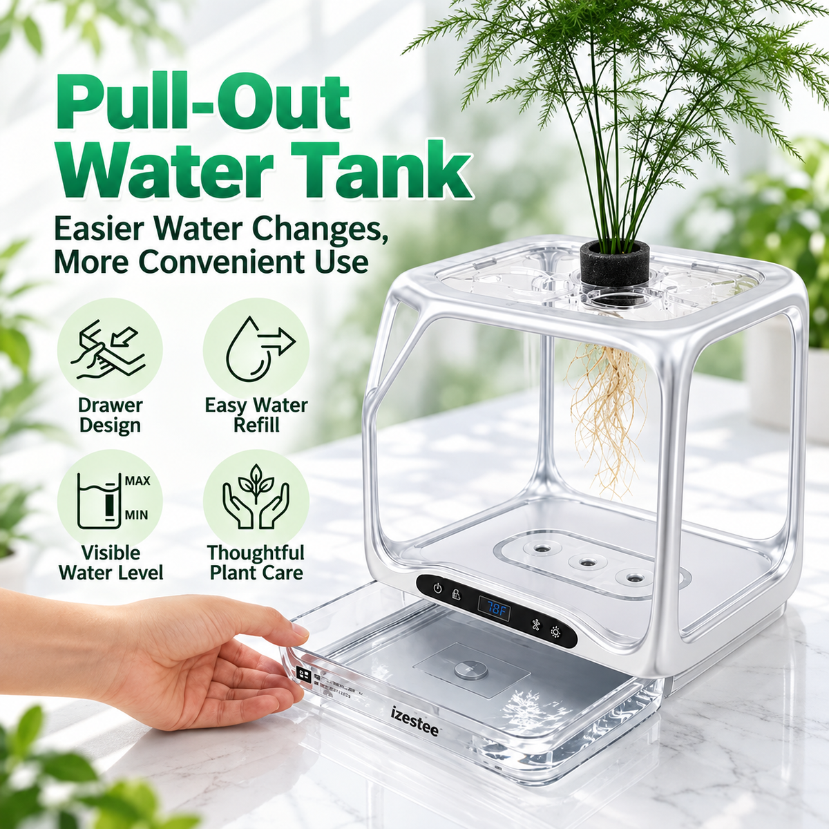 Smart Mist Hydroponic Planter