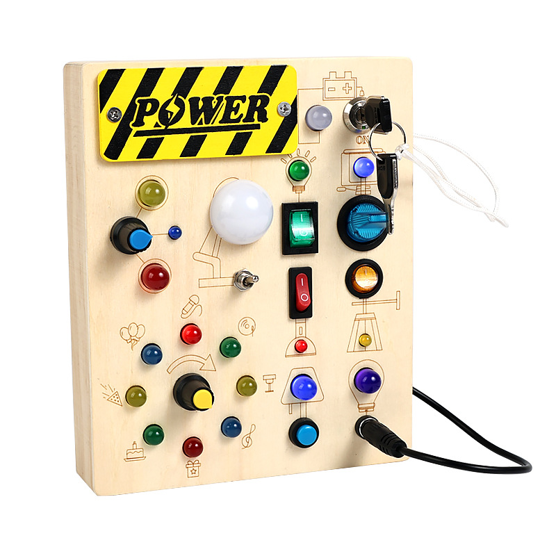 Wooden LED Busy Board