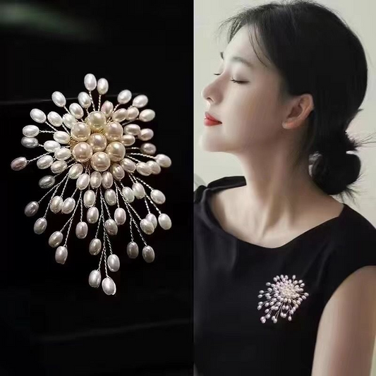 Pearl Flower Brooch
