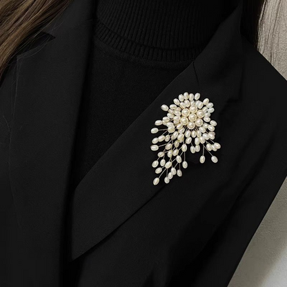Pearl Flower Brooch