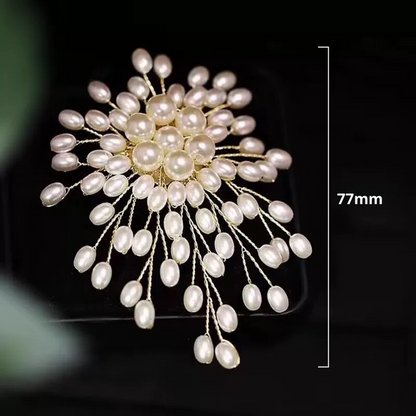 Pearl Flower Brooch