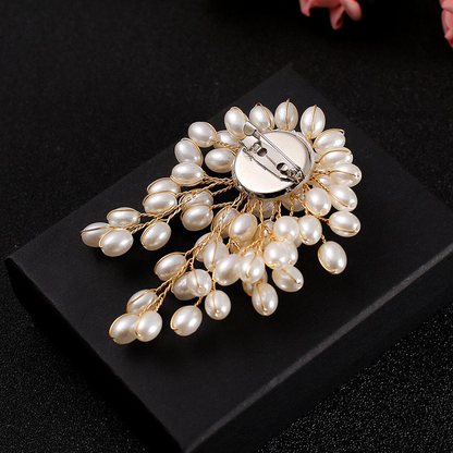 Pearl Flower Brooch