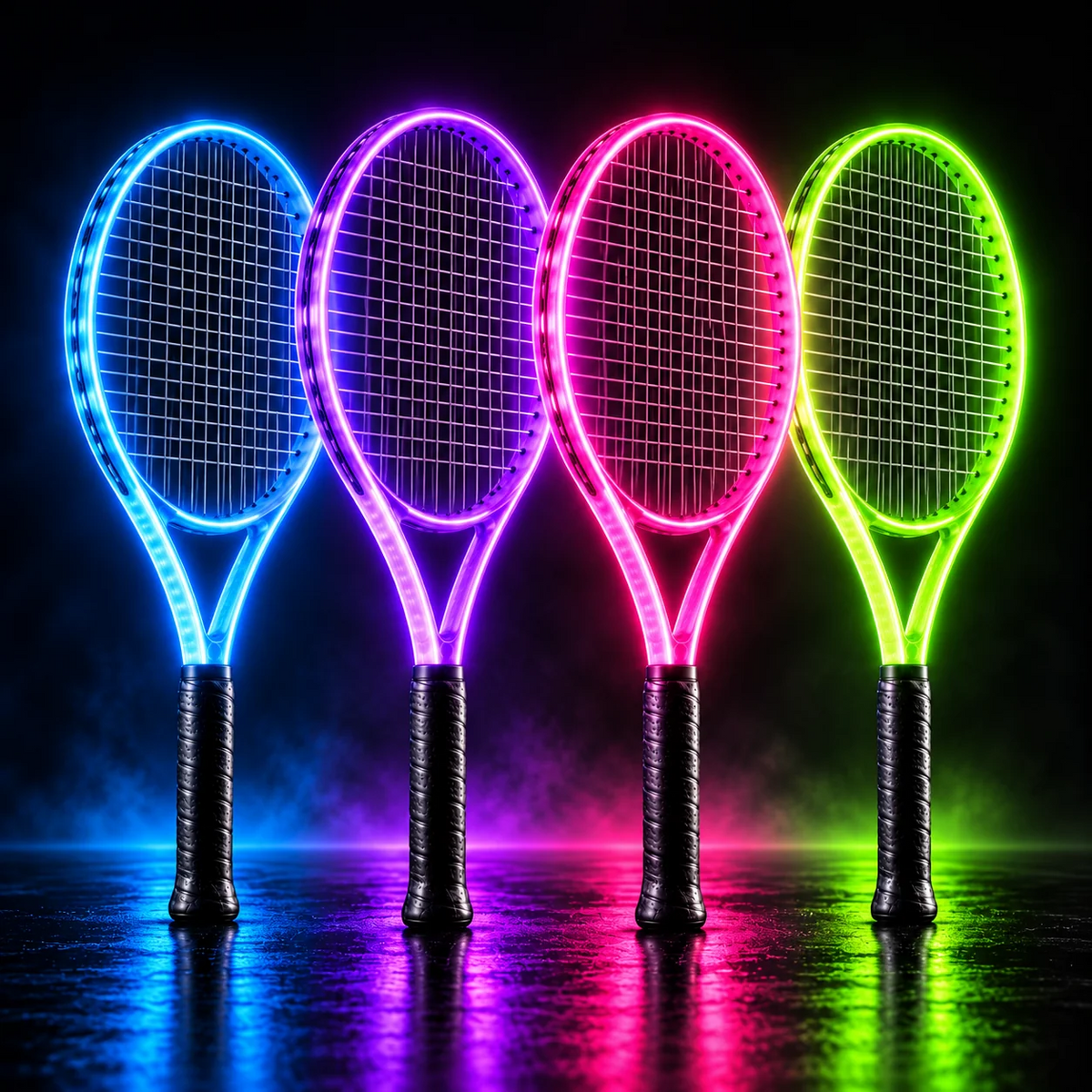 GlowServe LED Tennis Racket