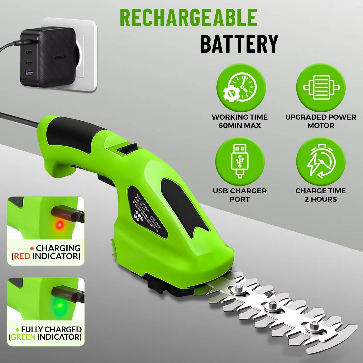 2-in-1 Grass Trimmer