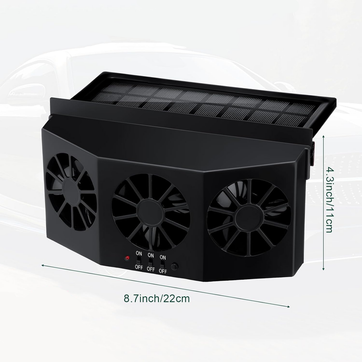 Solar Car Vent Fan