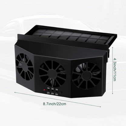 Solar Car Vent Fan