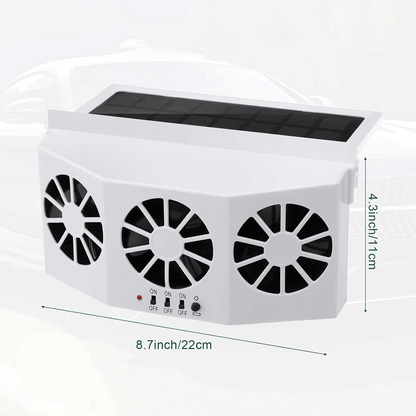 Solar Car Vent Fan