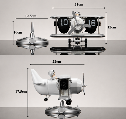 Airplane Flip Clock