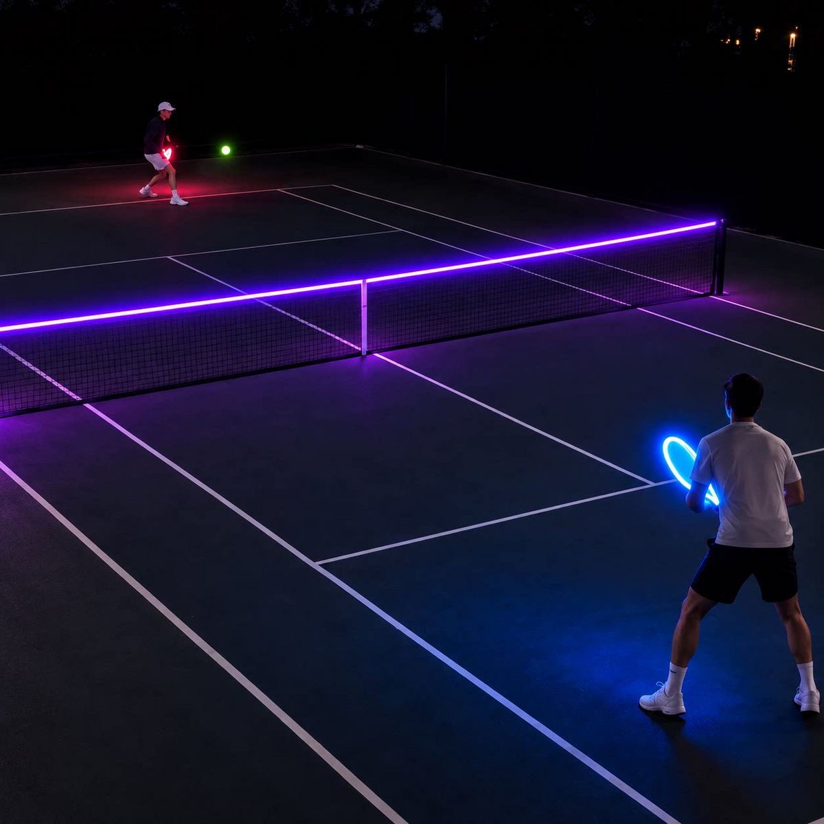 GlowServe LED Tennis Racket
