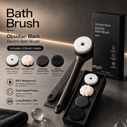 4-in-1 Electric Body Scrubber