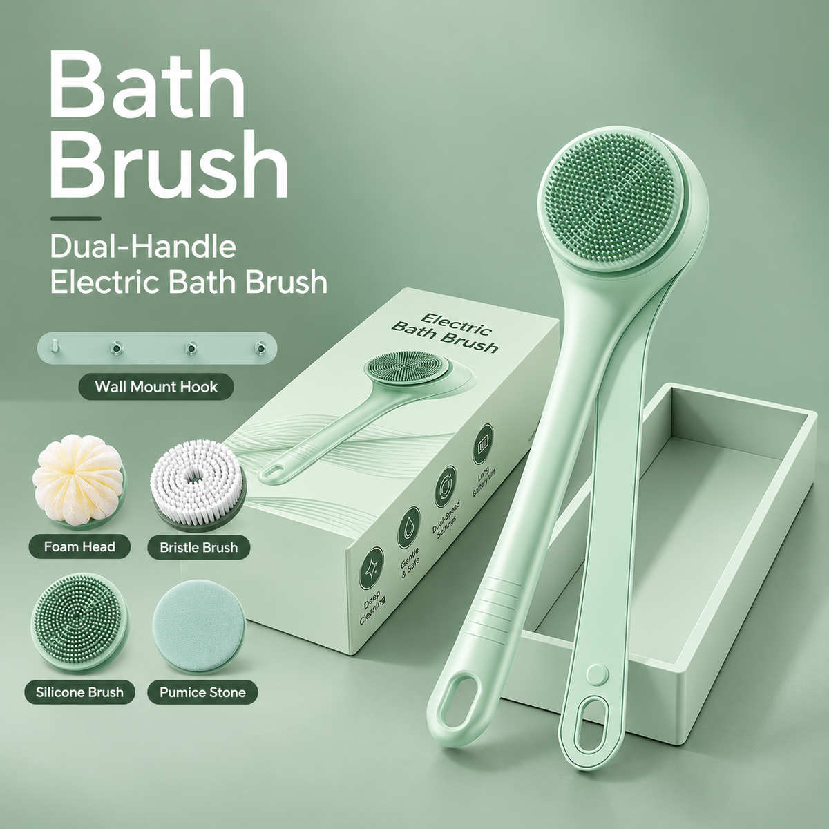 4-in-1 Electric Body Scrubber