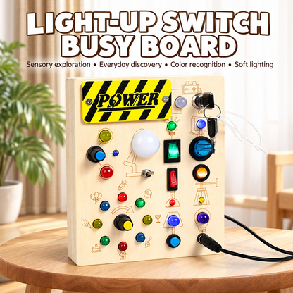 Wooden LED Busy Board