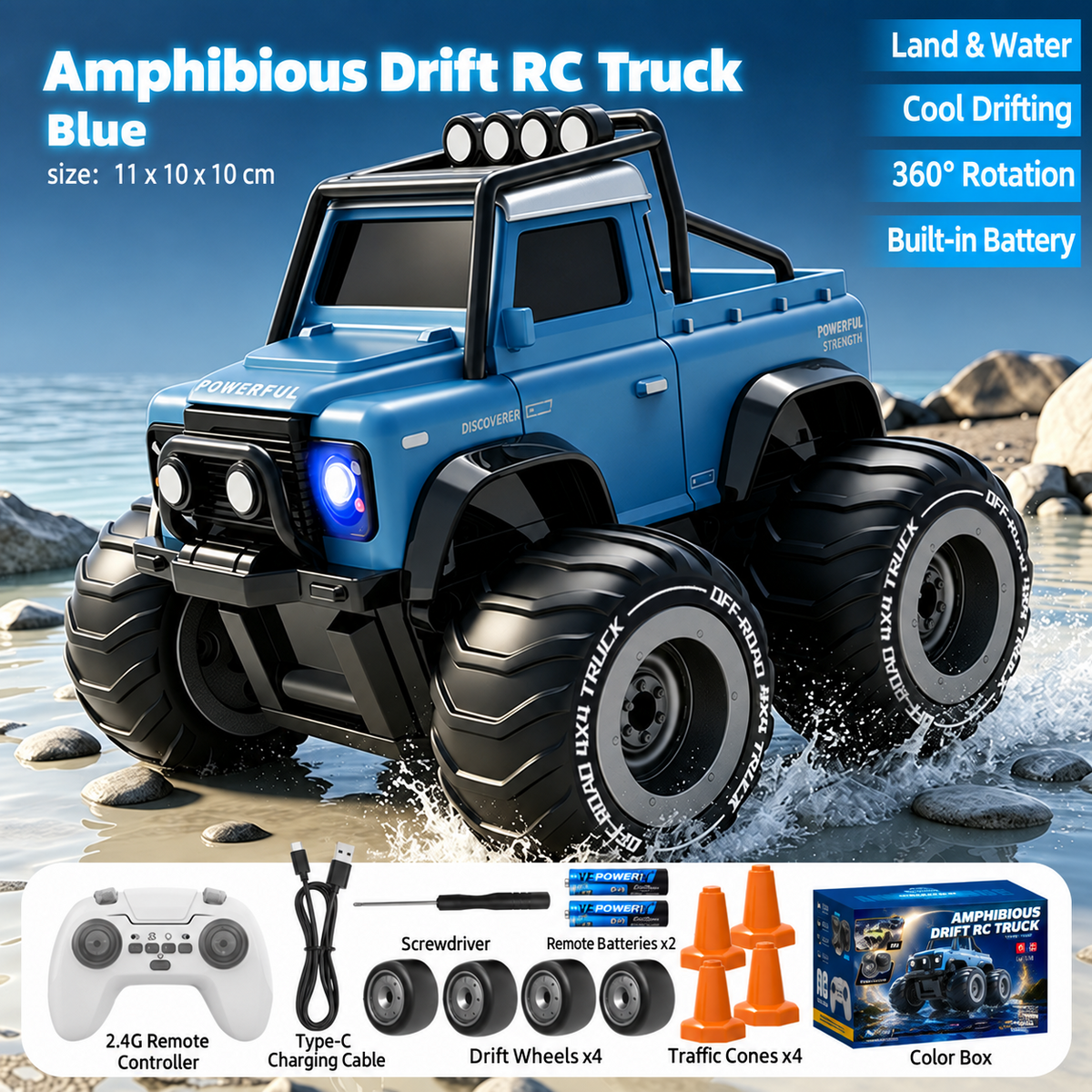 Amphibious Drift RC Car