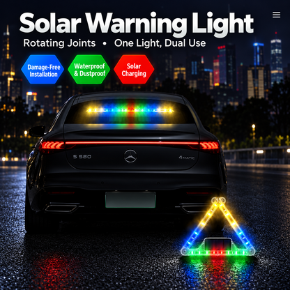Solar LED Car Warning Light