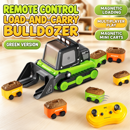 Magnetic RC Bulldozer Toy