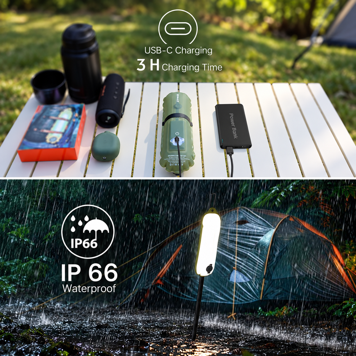 AirGlow Inflatable Camping Light