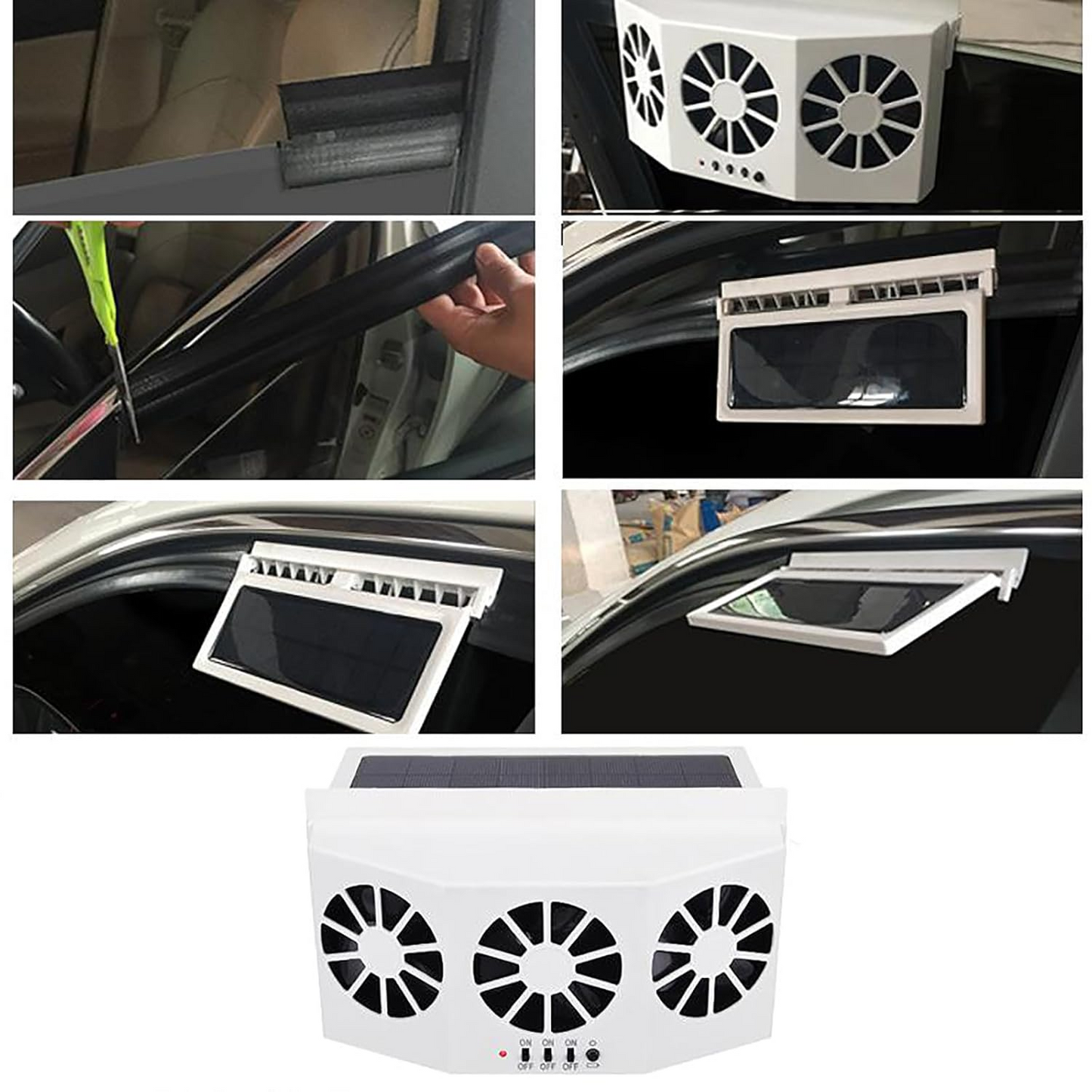 Solar Car Vent Fan