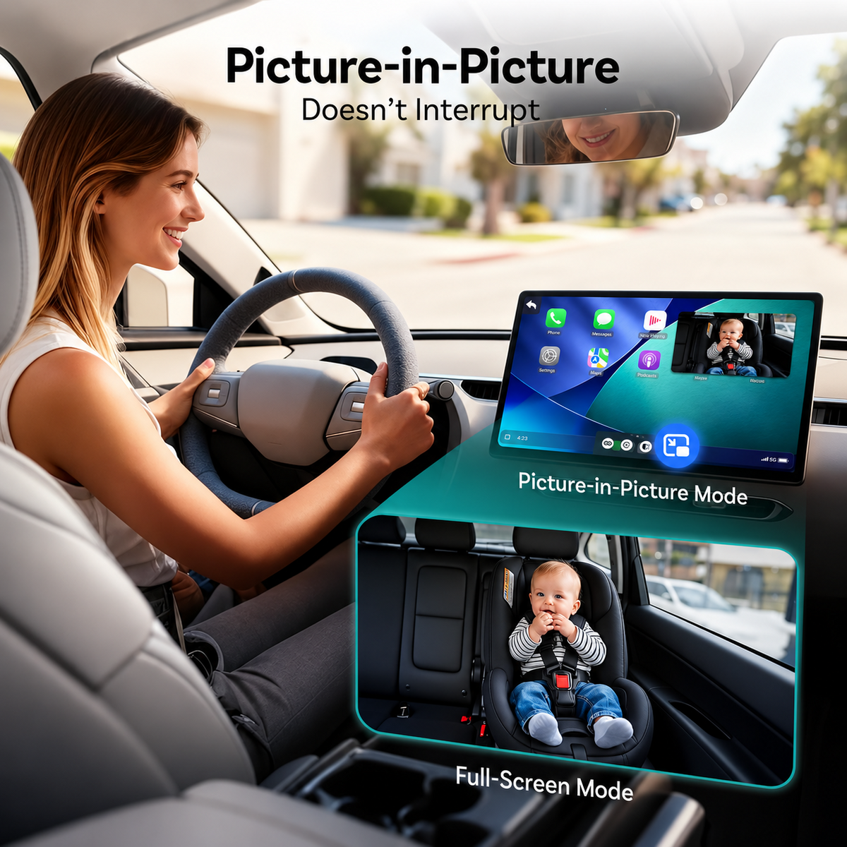 CarPlay Baby Cam