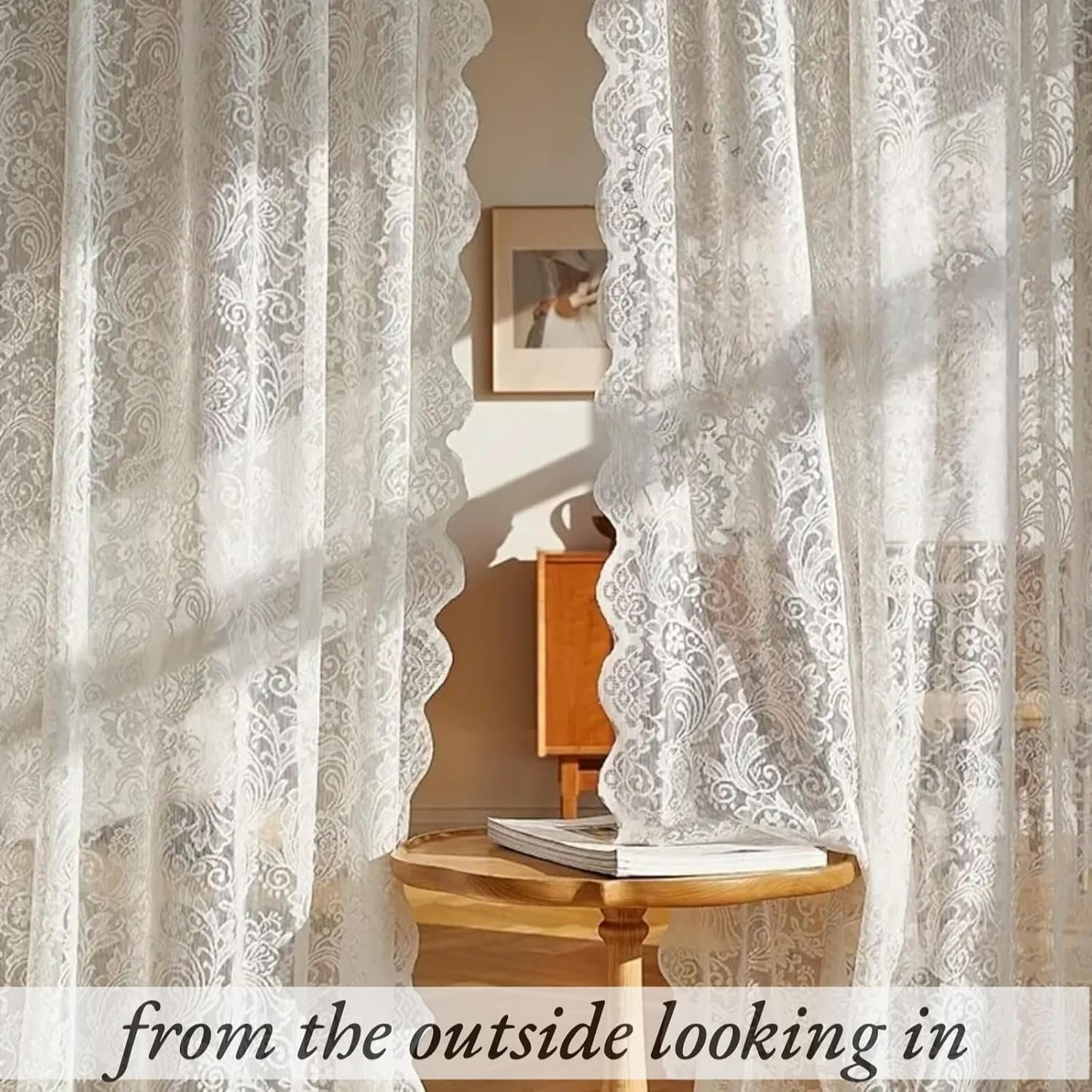 PearlLace Curtains